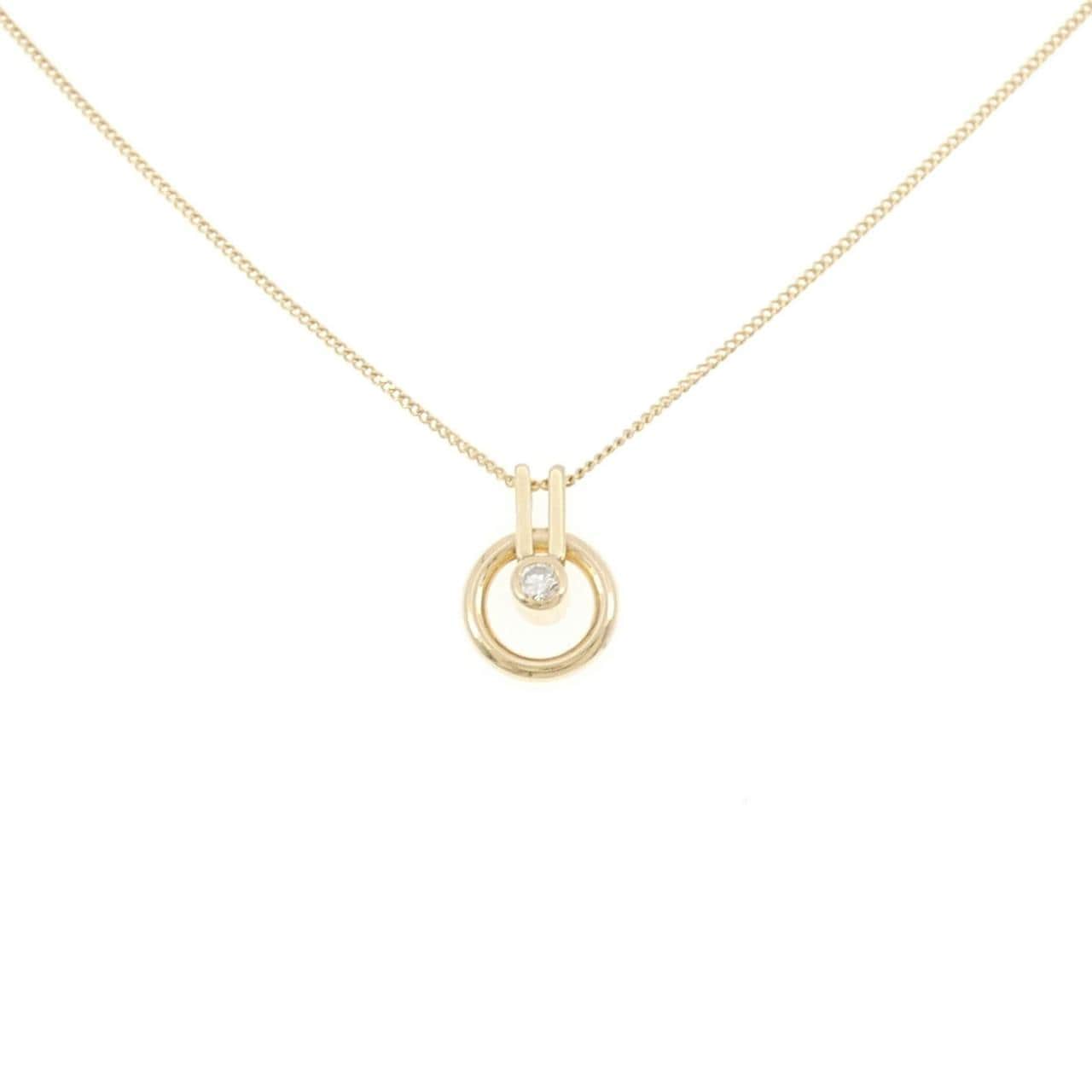 K18YG ダイヤモンド ネックレス 0.10CT