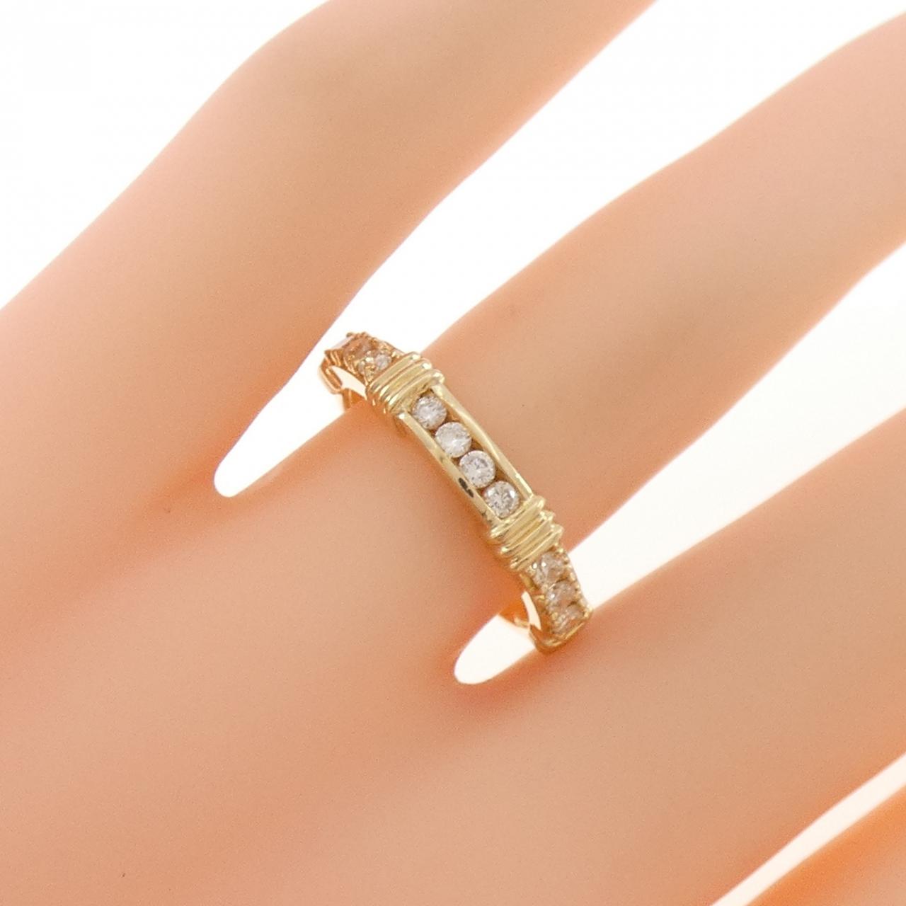 K18YG ダイヤモンド リング 0.29CT