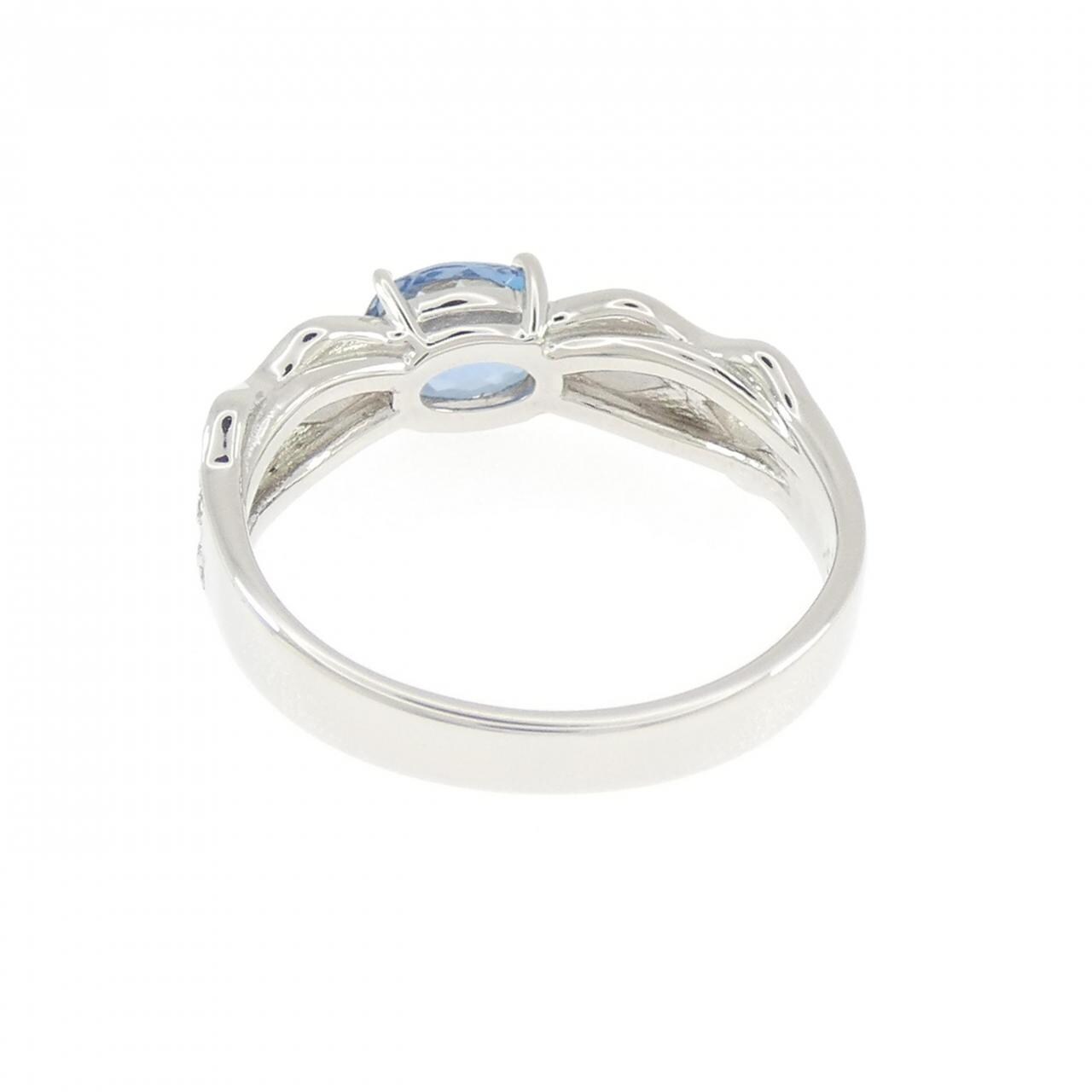 PT900 アクアマリン リング 0.708CT