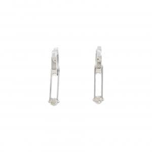 K18WG ダイヤモンド ピアス 0.20CT