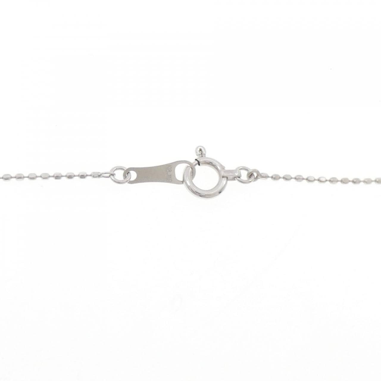 K18WG海藍寶項鍊 0.80CT