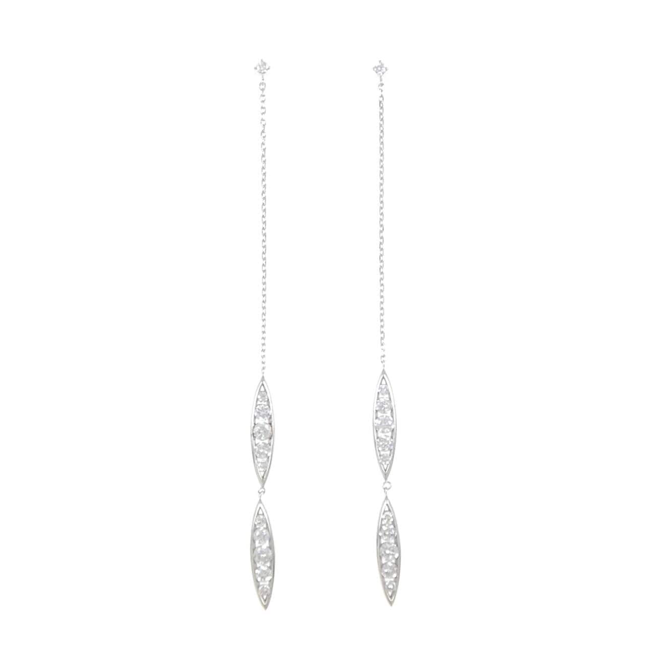 ポンテヴェキオ ダイヤモンド ピアス 0.62CT