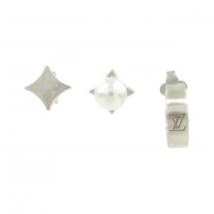 ルイヴィトン ピアス モノグラム パール セット3 M01506 ピアス