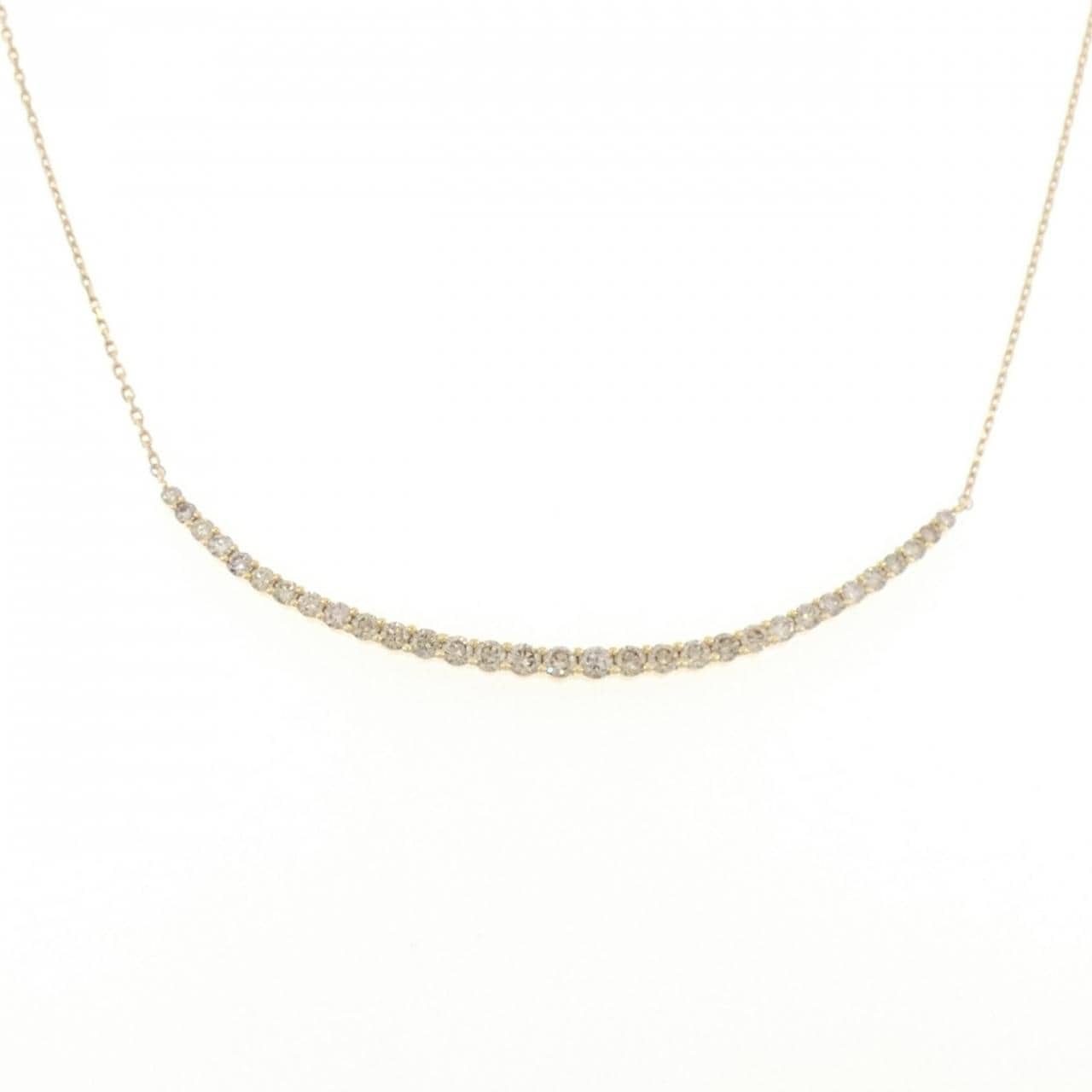 K18YG ダイヤモンド ネックレス 1.30CT