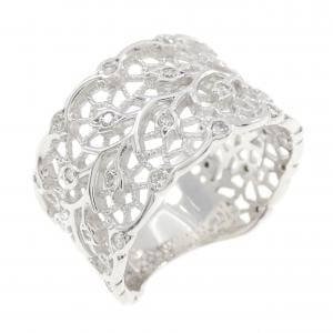 K18WG ダイヤモンド リング 0.38CT