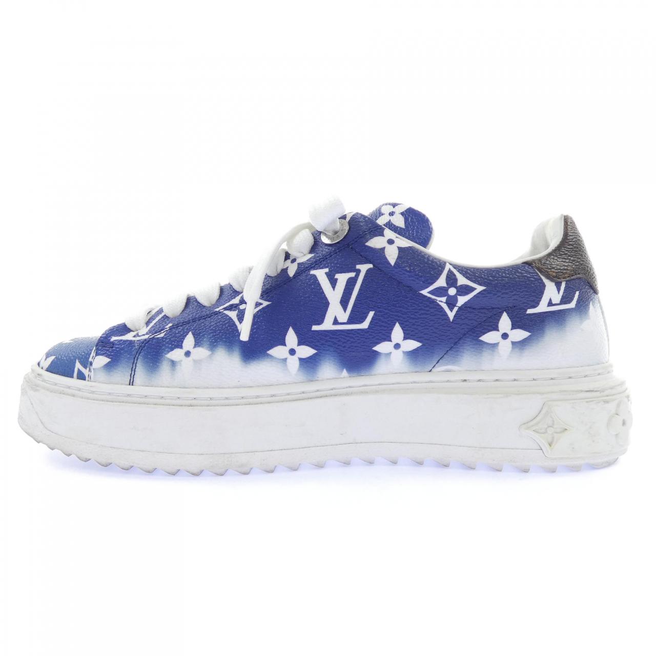 ルイヴィトン LOUIS VUITTON パテントモノグラムキャンバス LV エスカル タイムアウトライン スニーカー