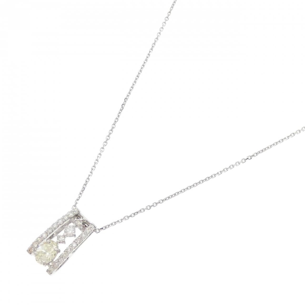PT900/PT850 ダイヤモンド ネックレス 0.30CT