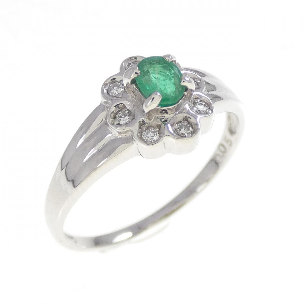 PT900 エメラルド リング