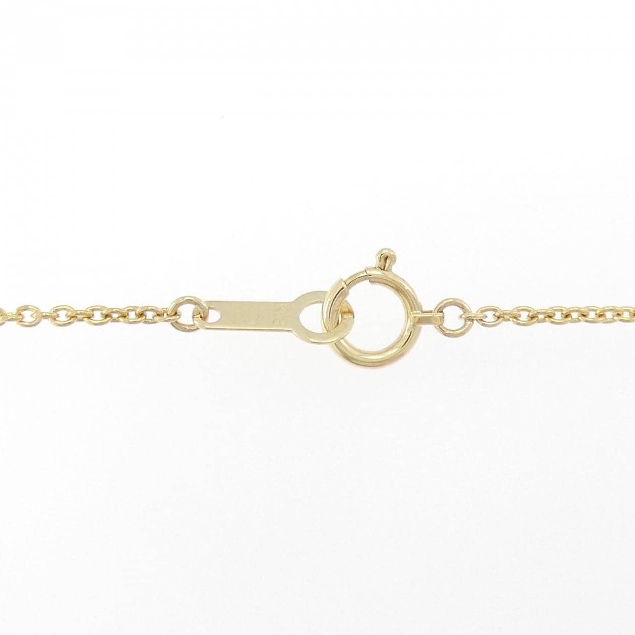 K18YG/K18WG 心形钻石项链 0.21克拉