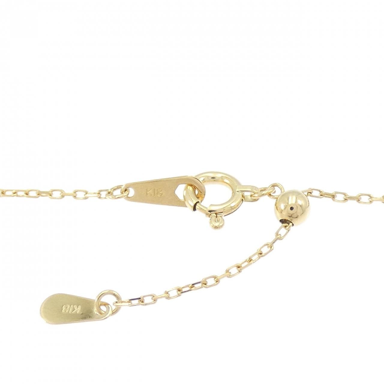 K18YG ダイヤモンド ネックレス 0.30CT