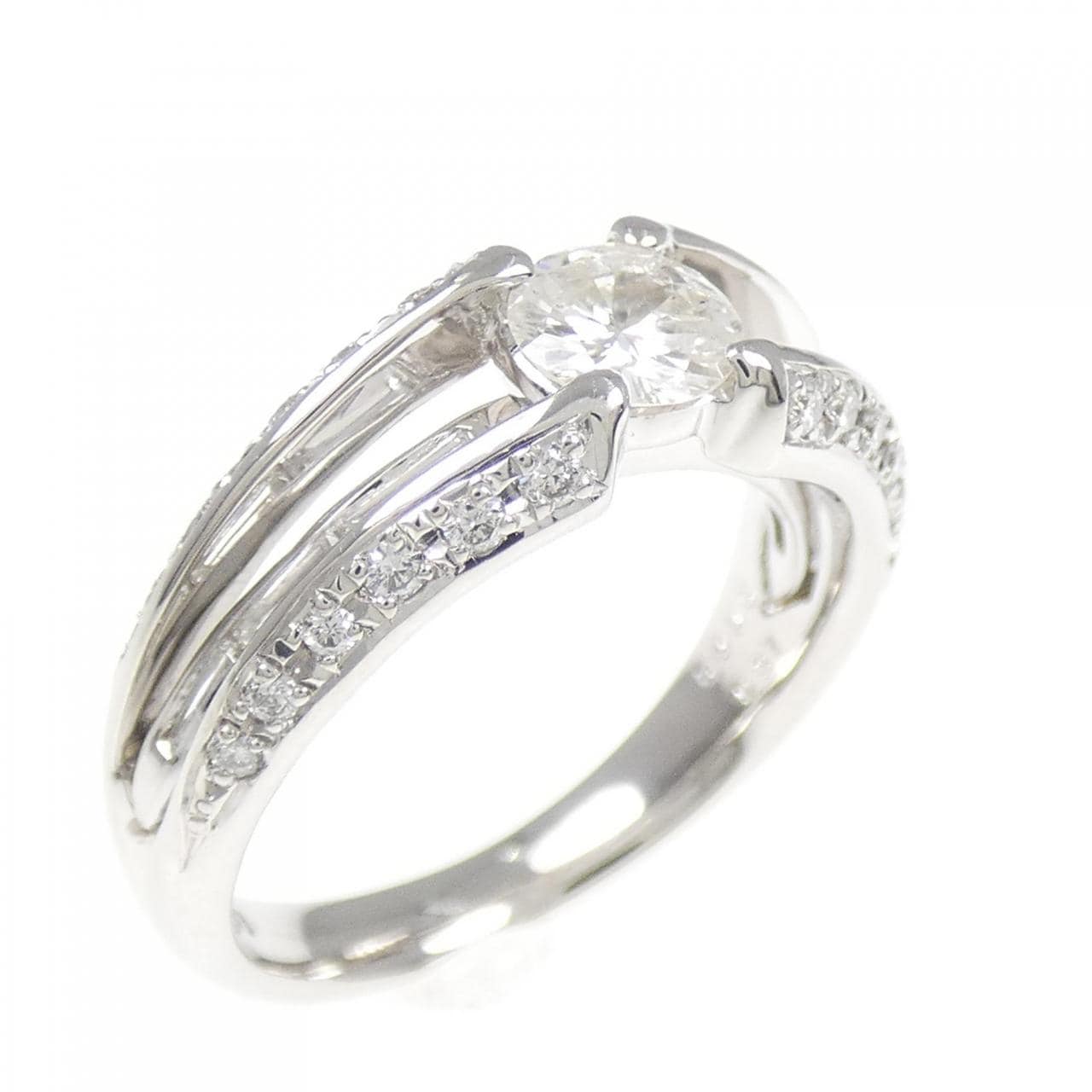 PT ダイヤモンド リング 0.405CT
