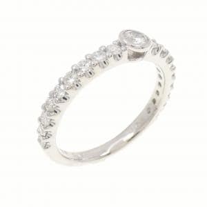 K18WG ダイヤモンド リング 0.14CT