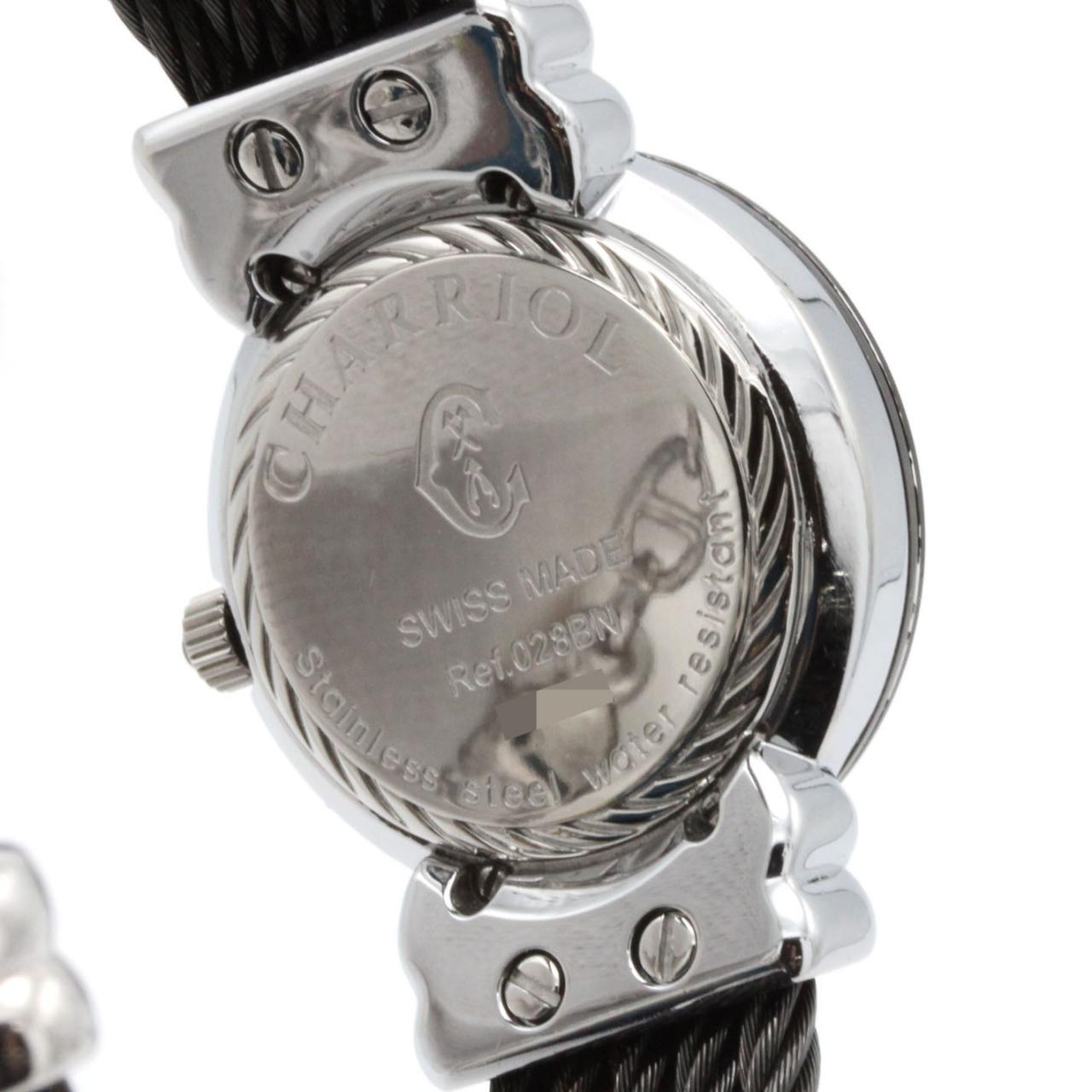 【ノーメンテナンス還元価格】フィリップシャリオール サントロペノワール･6P 028BN SS クォーツ