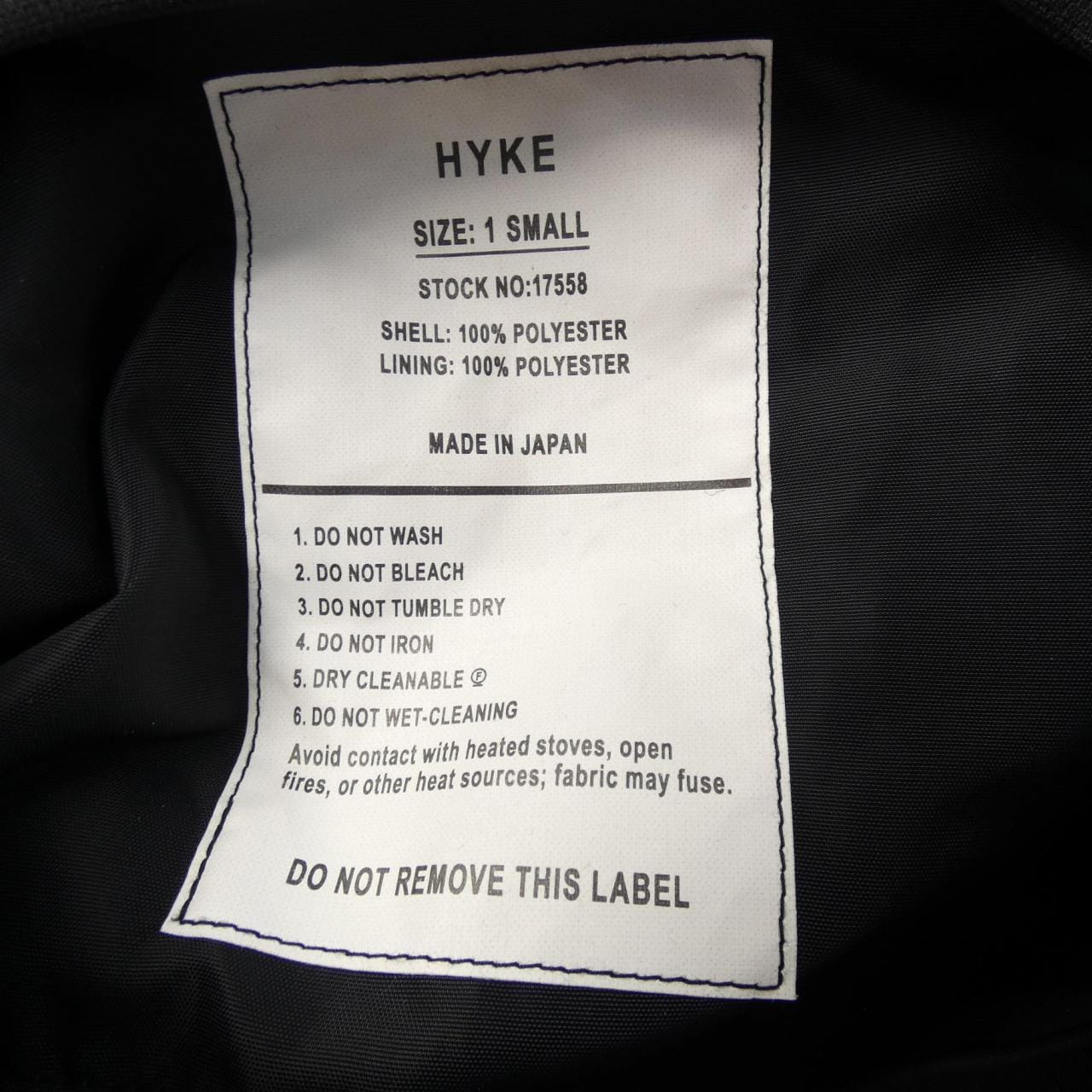 ハイク HYKE FAUX SHEARLING JACKET ブルゾン