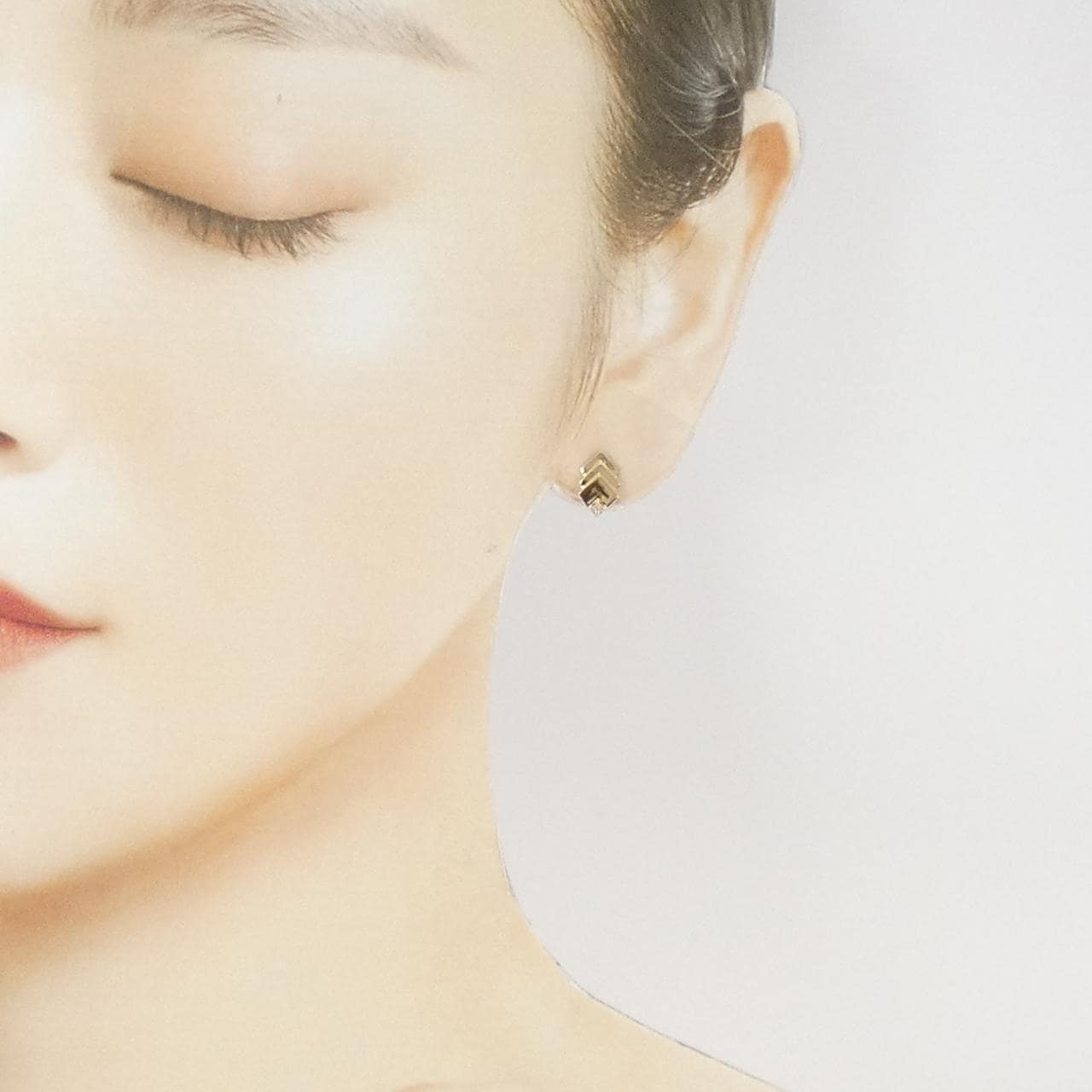 14KYG/K14YG ダイヤモンド ピアス