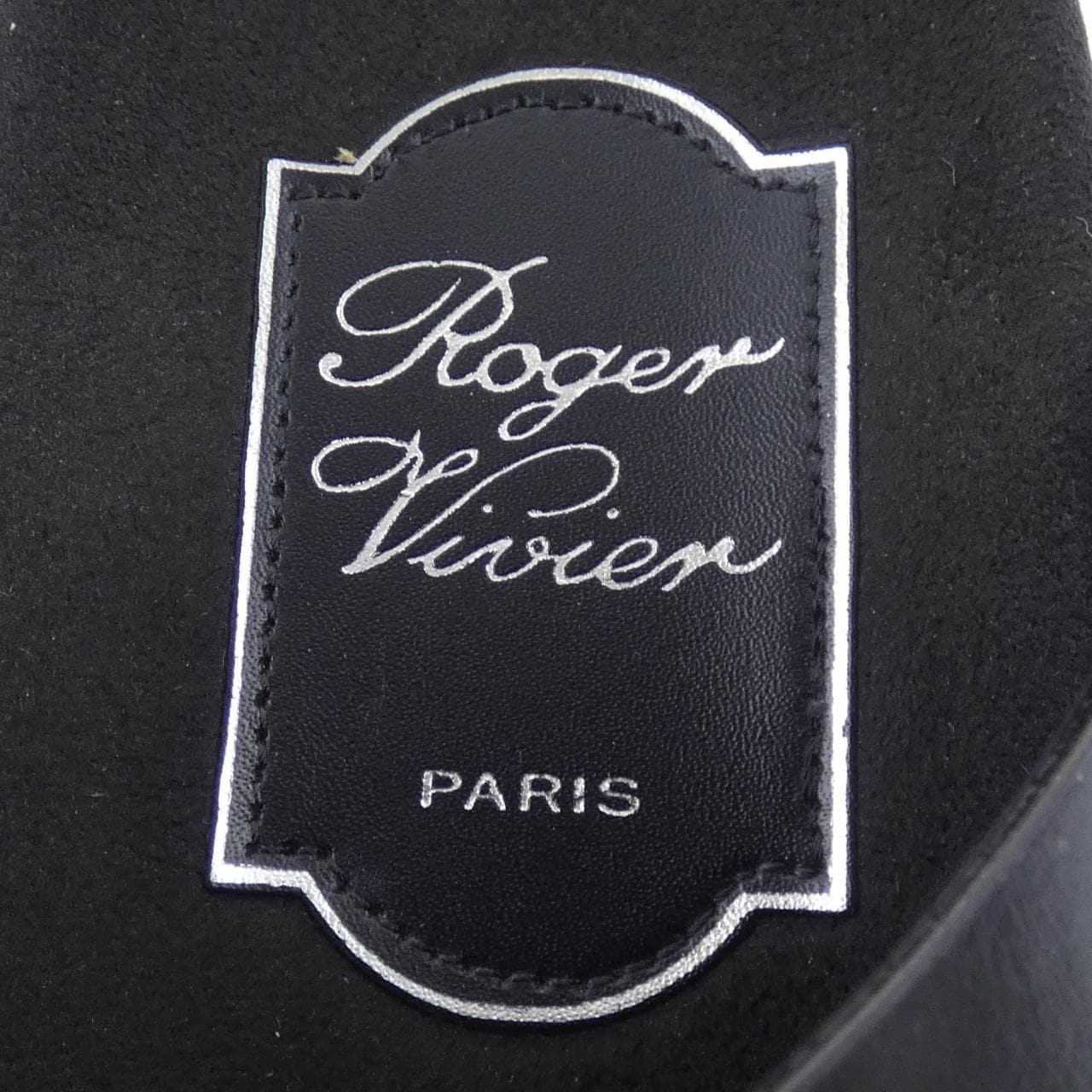 ロジェヴィヴィエ ROGER VIVIER ストラスバックル スライディーヴィヴ サンダル