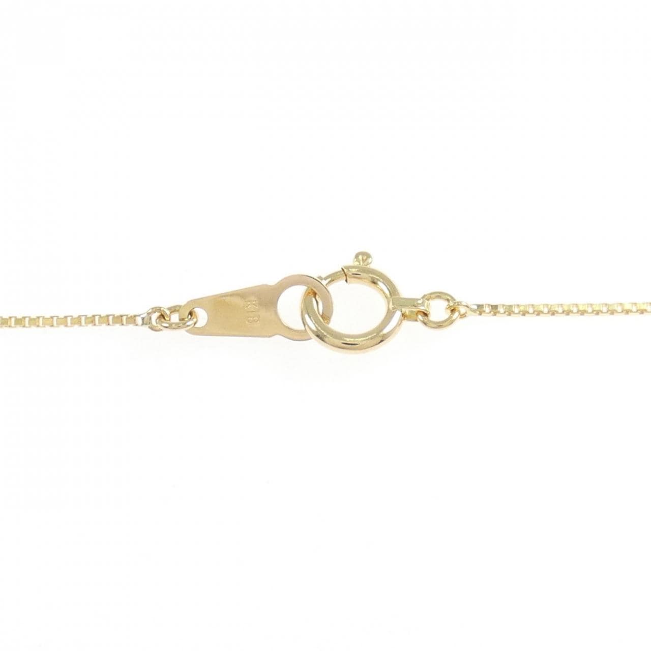 K18YG ダイヤモンド ネックレス 0.15CT