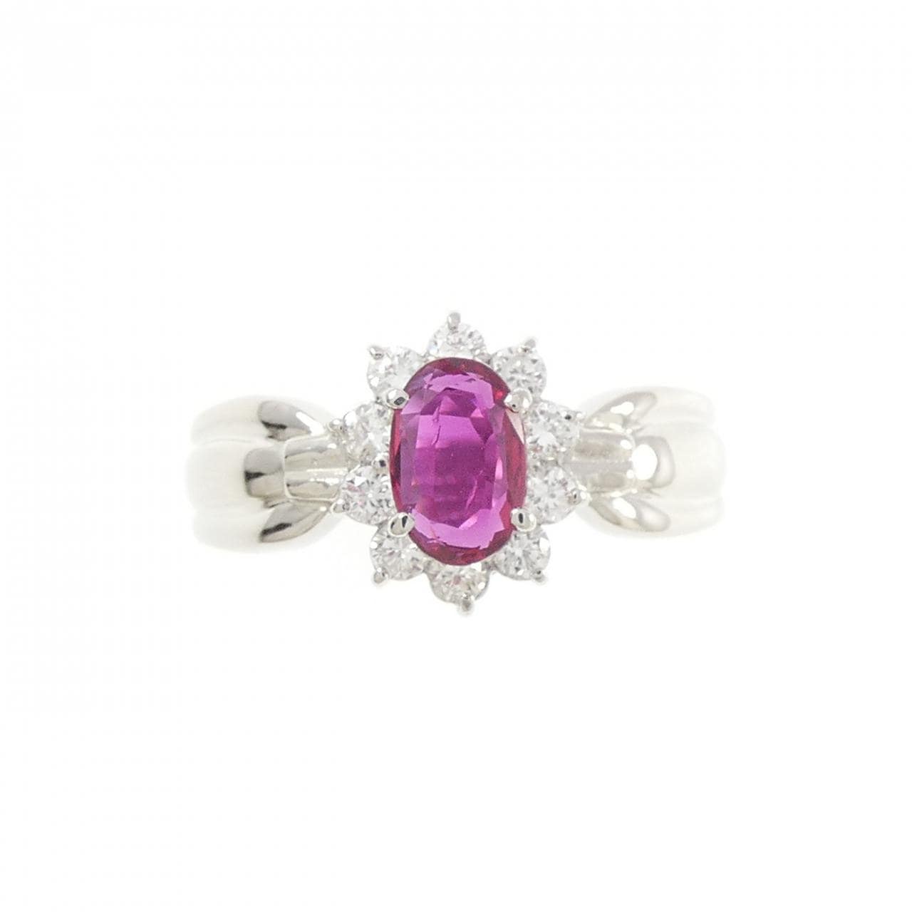 PT900 ルビー リング 0.475CT