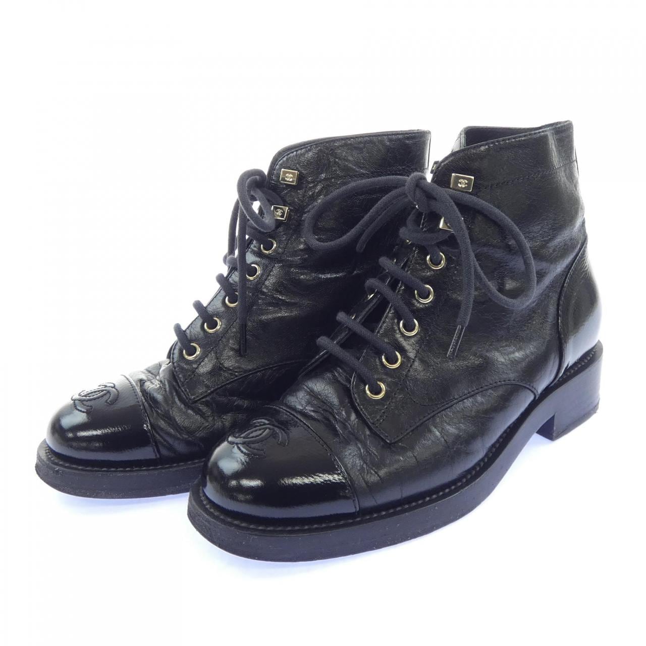 シャネル CHANEL レースアップ G34954Y55177 ブーツ