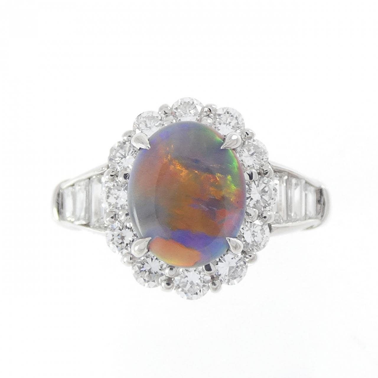 PT900 ブラックオパール リング 1.13CT