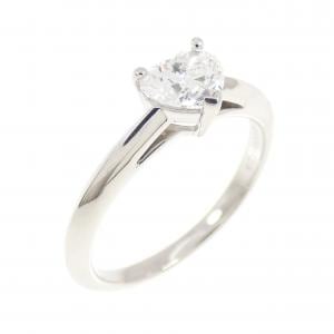 ティファニー ハートシェイプ リング 0.49CT D IF ハートシェイプ