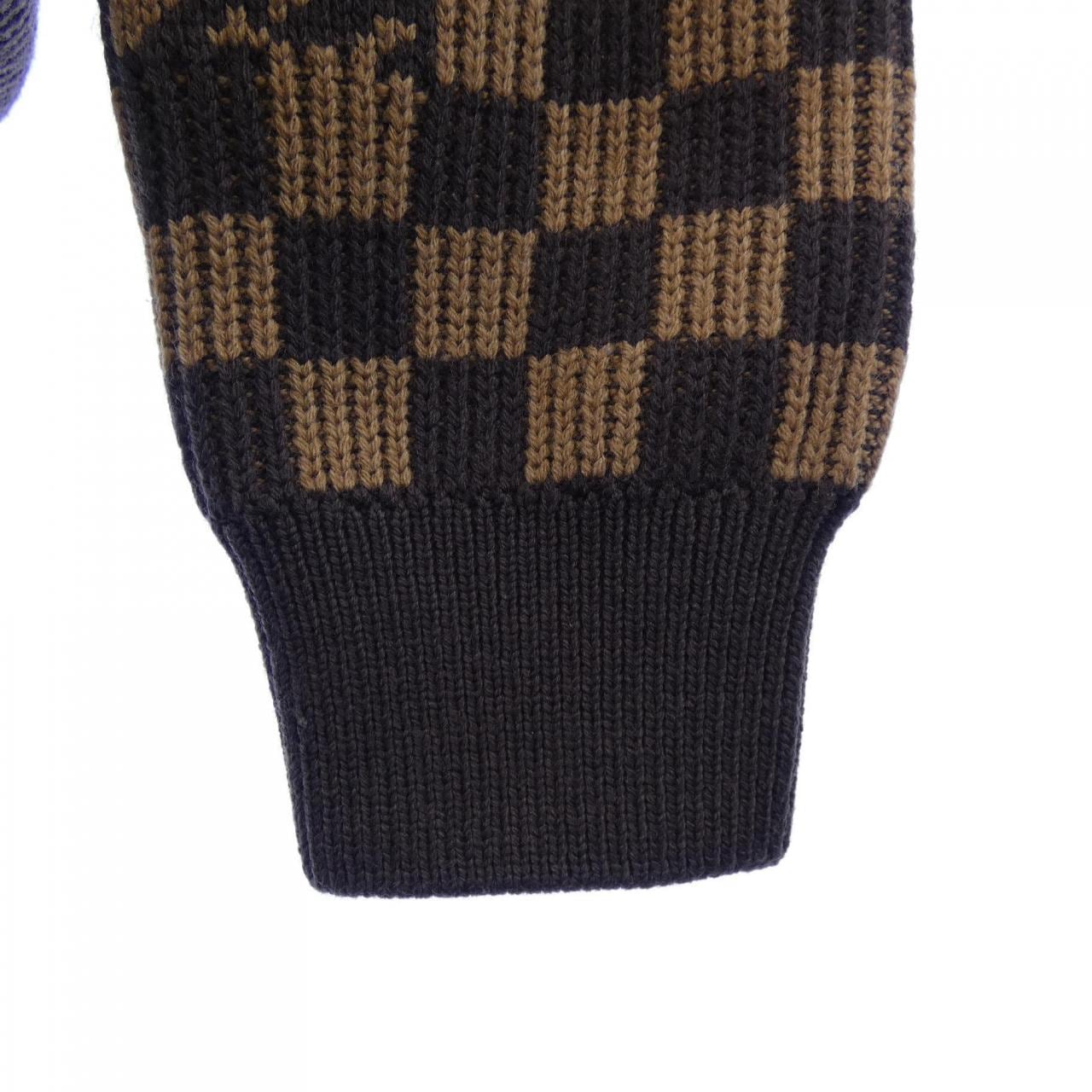 LOUIS VUITTON羅紋牛仔圓領針織衫 HLN77WZLL