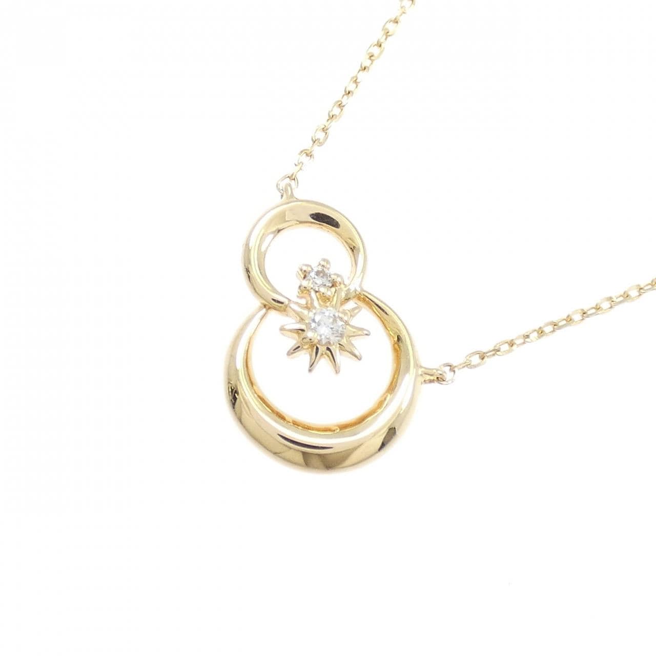 スタージュエリー ダイヤモンド ネックレス 0.01CT