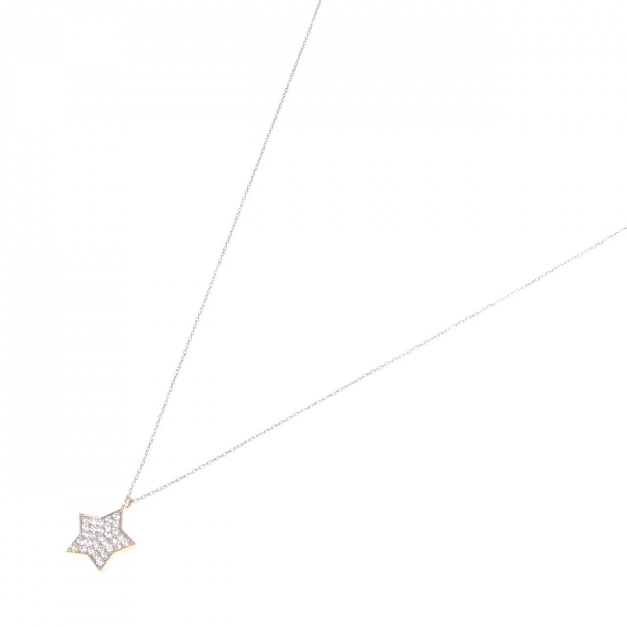 ポンテヴェキオ スター ダイヤモンド ネックレス 0.15CT