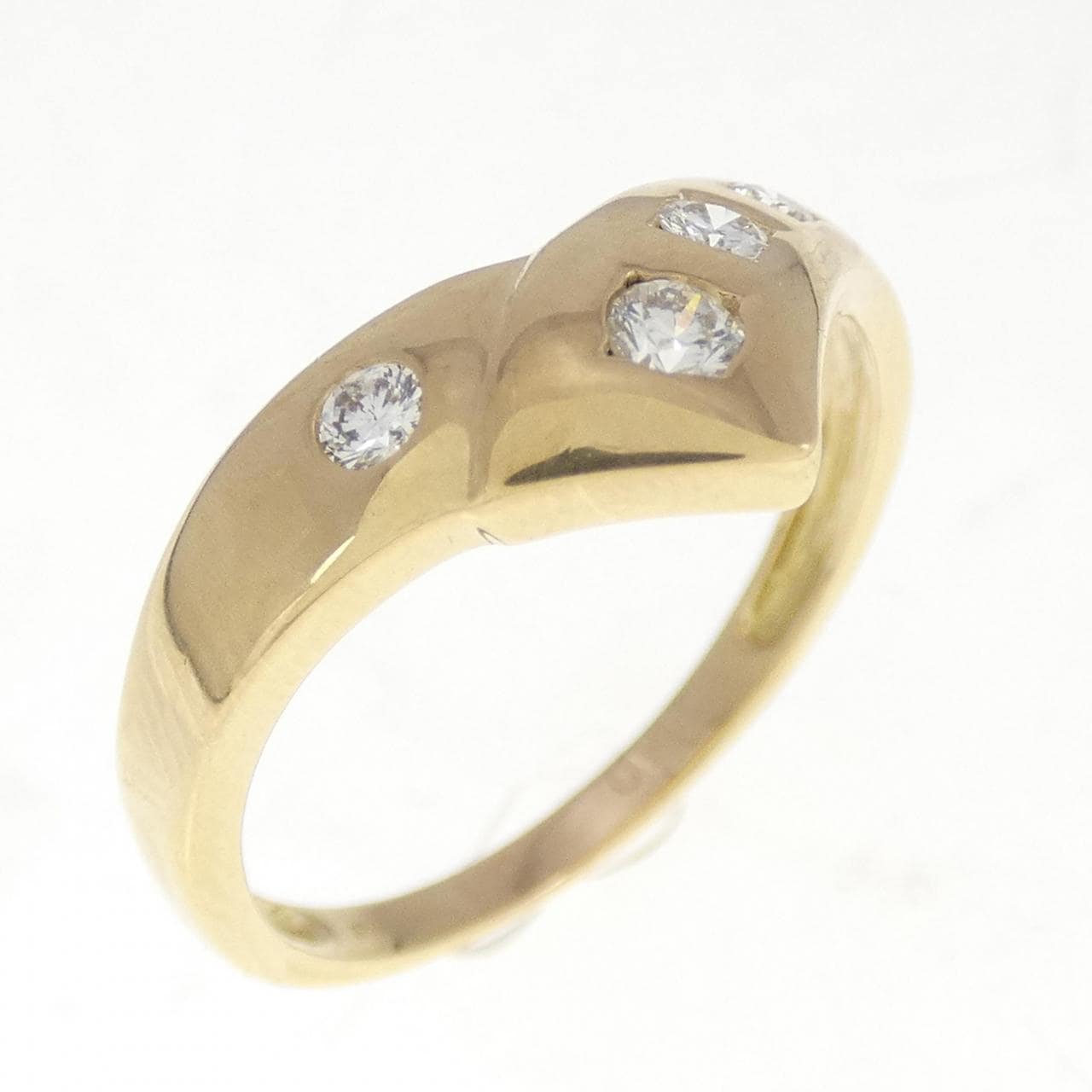 K18YG ダイヤモンド リング 0.17CT