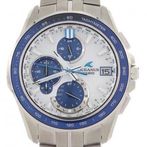 カシオ オシアナスマンタ 電波時計 OCW-S7000D-7AJF TI ソーラークォーツ