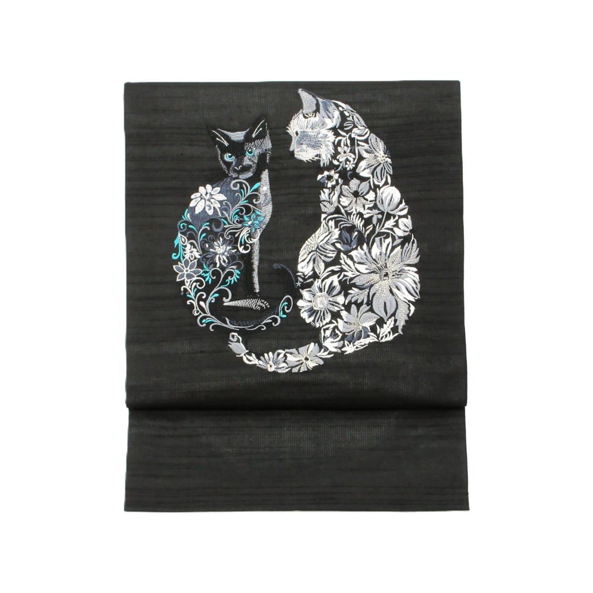 【新品】名古屋帯　刺繍加工