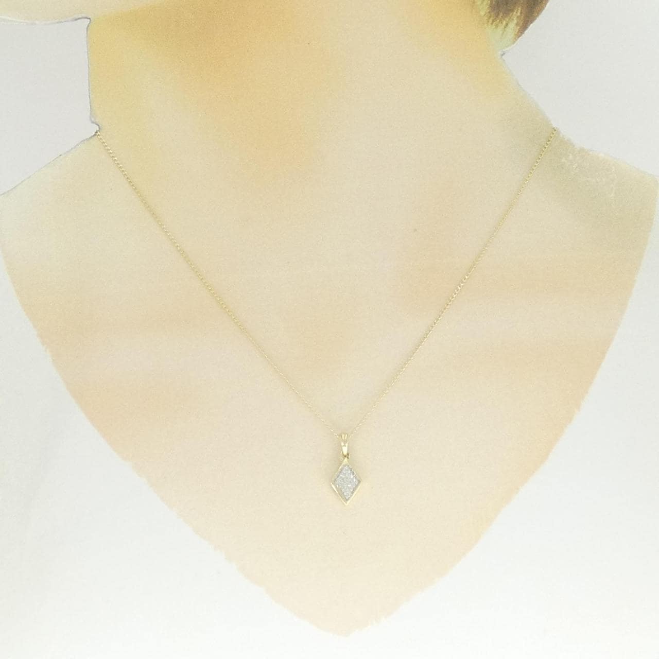 K10YG/K10WG ダイヤモンド ネックレス