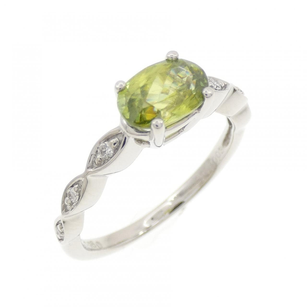 PT950 スフェーン リング 0.91CT