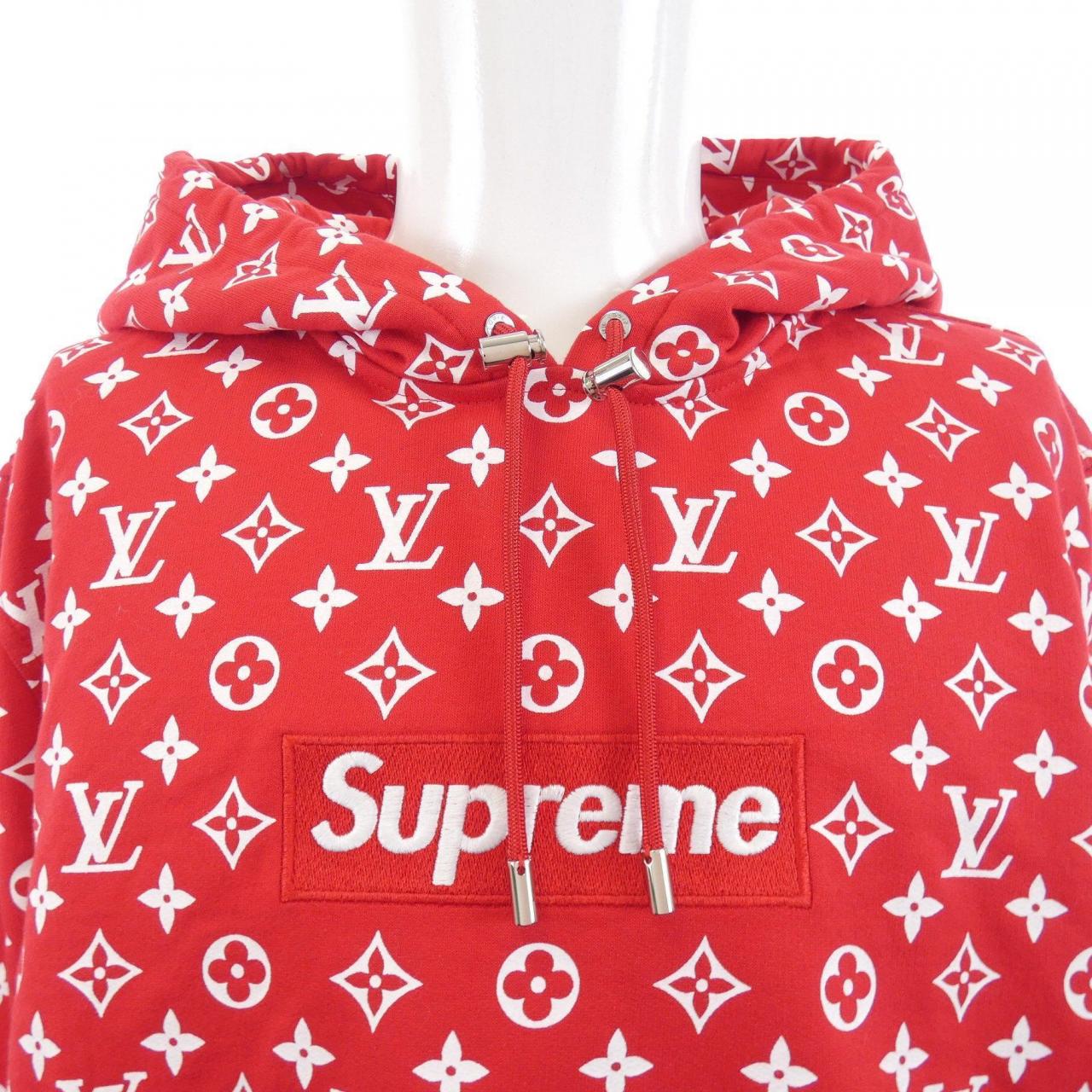 ルイヴィトン LOUIS VUITTON モノグラムボックロゴプルオーバー HDY91WJIU SUPREME パーカー