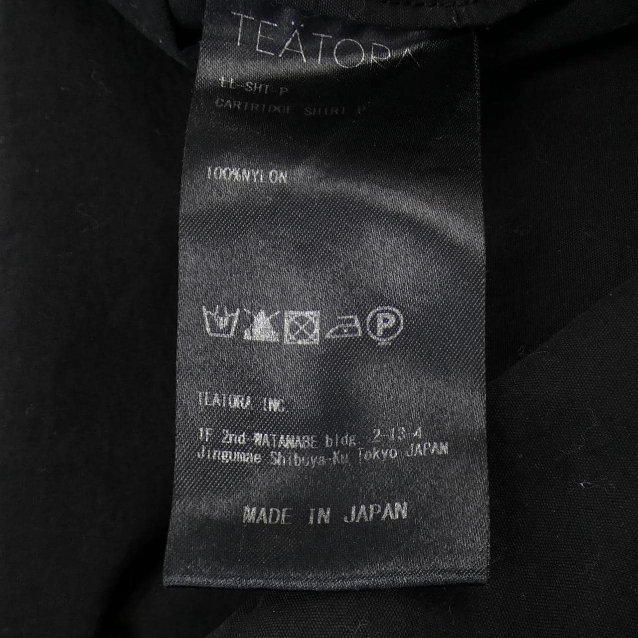 テアトラ TEATORA シャツ