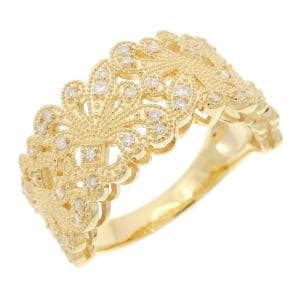 K18YG ダイヤモンド リング 0.27CT