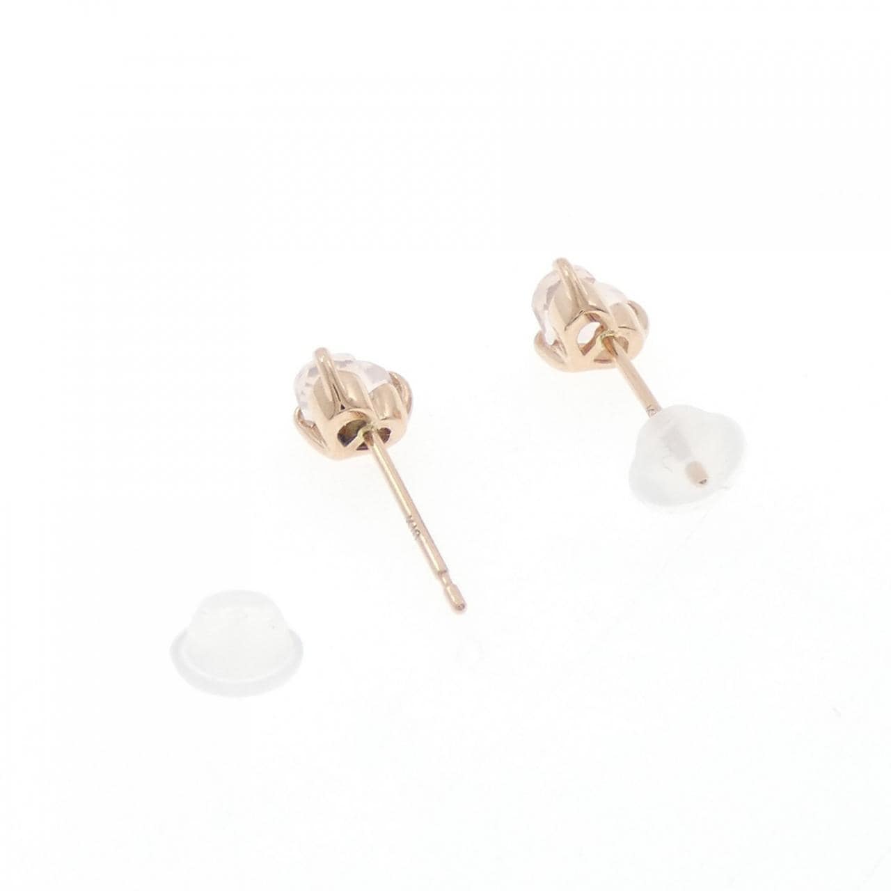 Samantha Tiara rose Quartz earrings