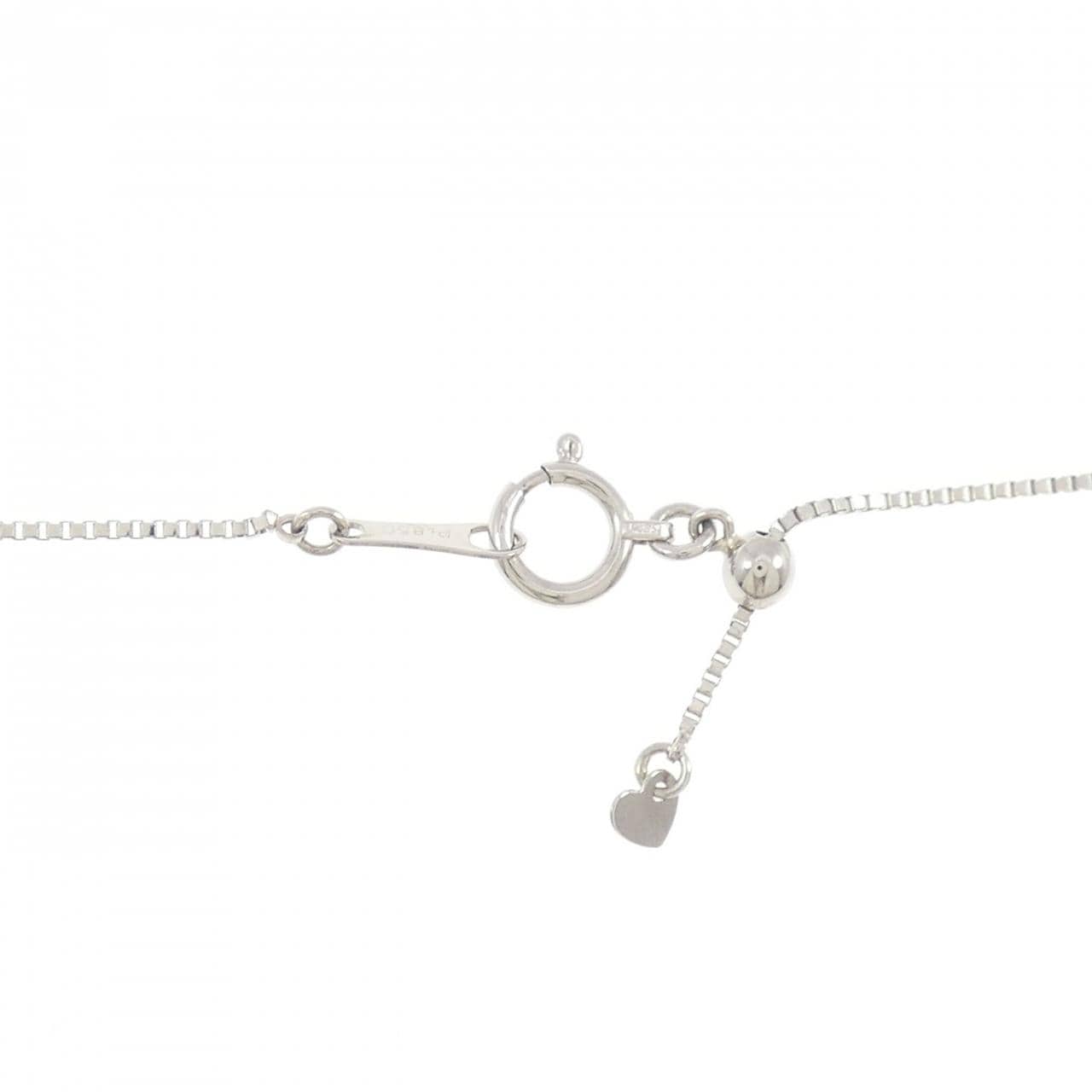 PT950/PT850单钻鑽石項鍊，1.060克拉