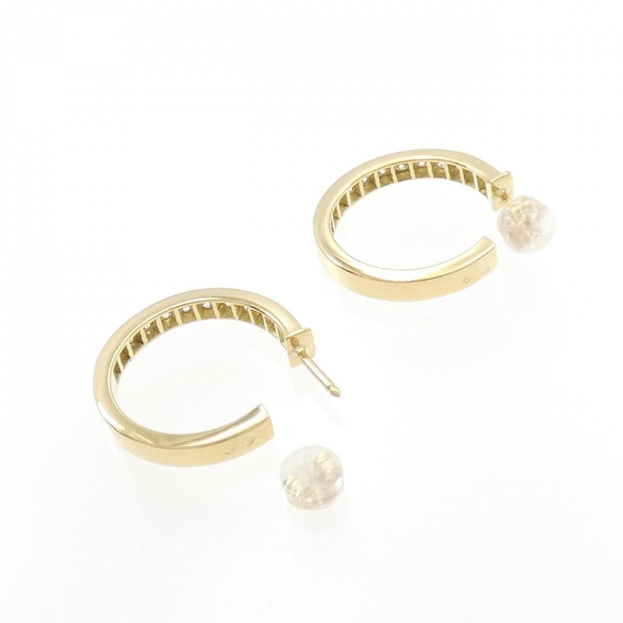 K18YG Diamond earrings