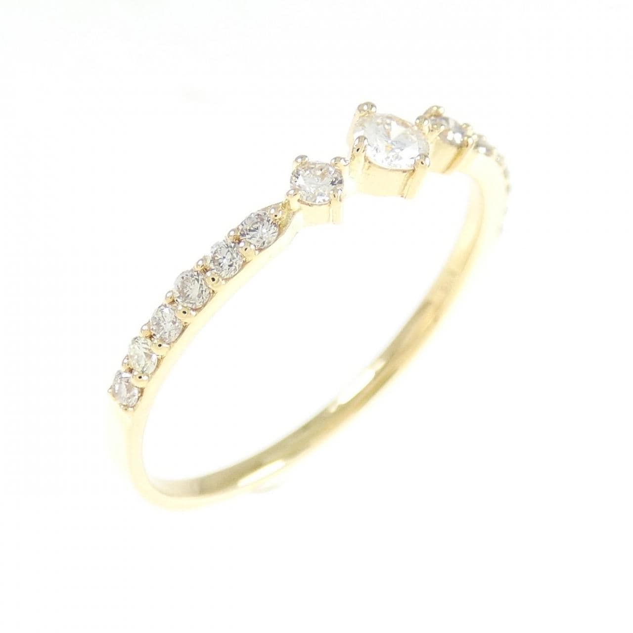 【新品】K18YG ダイヤモンド リング 0.20CT