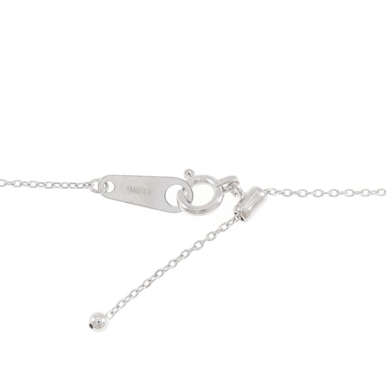 K18WG ダイヤモンド ネックレス 0.31CT
