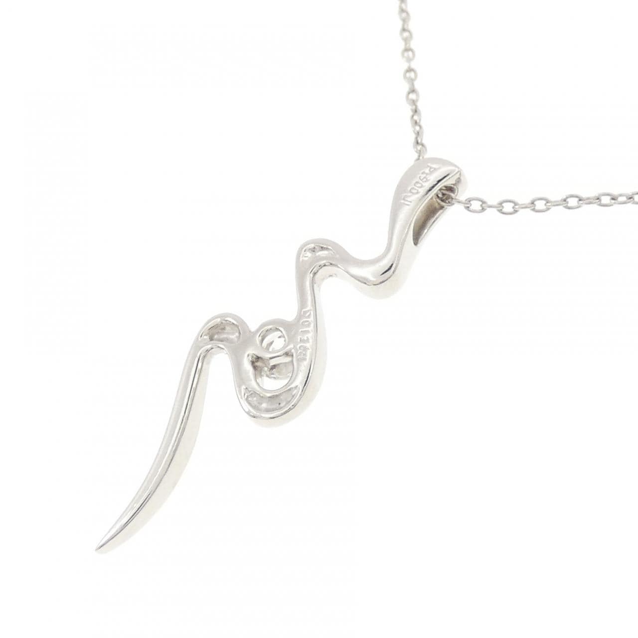 PT900/PT850 ダイヤモンド ネックレス 0.126CT