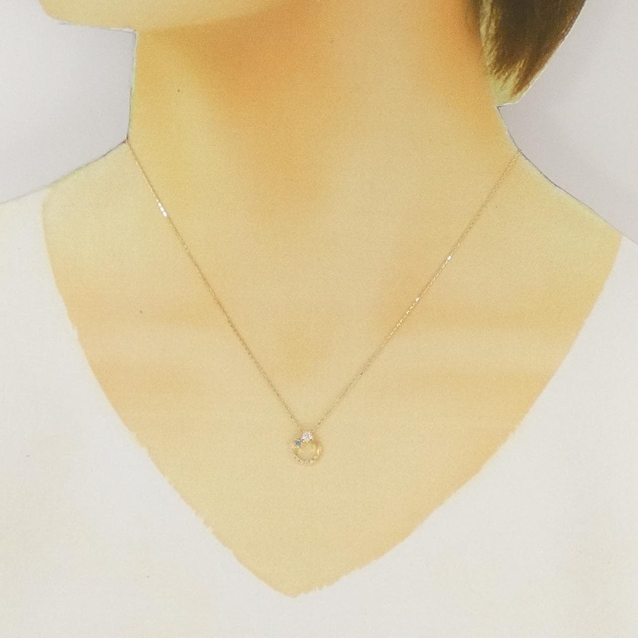 フェスタリア ダイヤモンド ネックレス 0.11CT