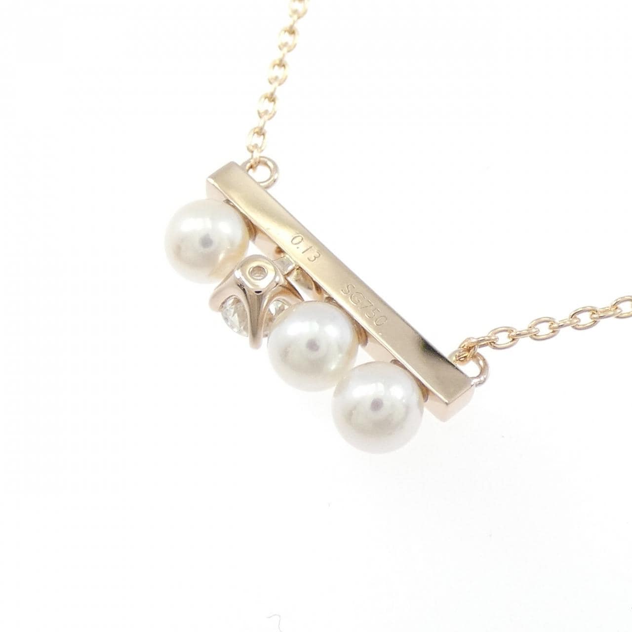 タサキ プチ バランス ダイヤモンド ソロ ネックレス