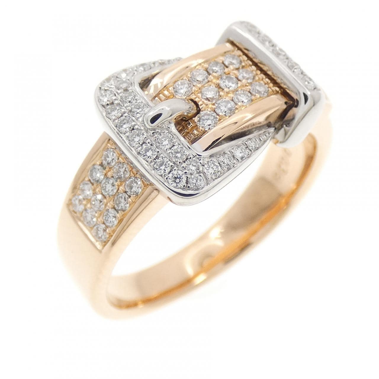 750PG/750WG ダイヤモンド リング 0.38CT