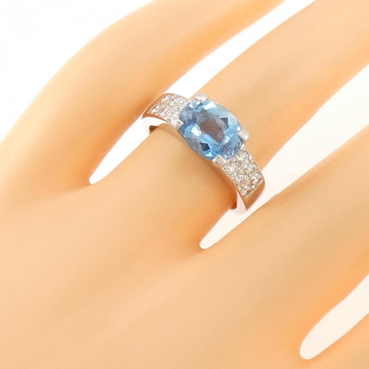 タサキ アクアマリン リング 1.55CT