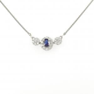 PT900/PT850 サファイヤ ネックレス 0.43CT