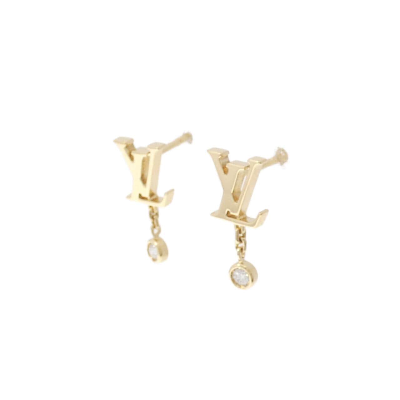 LOUIS VUITTON Puce Idille Blossom Earrings