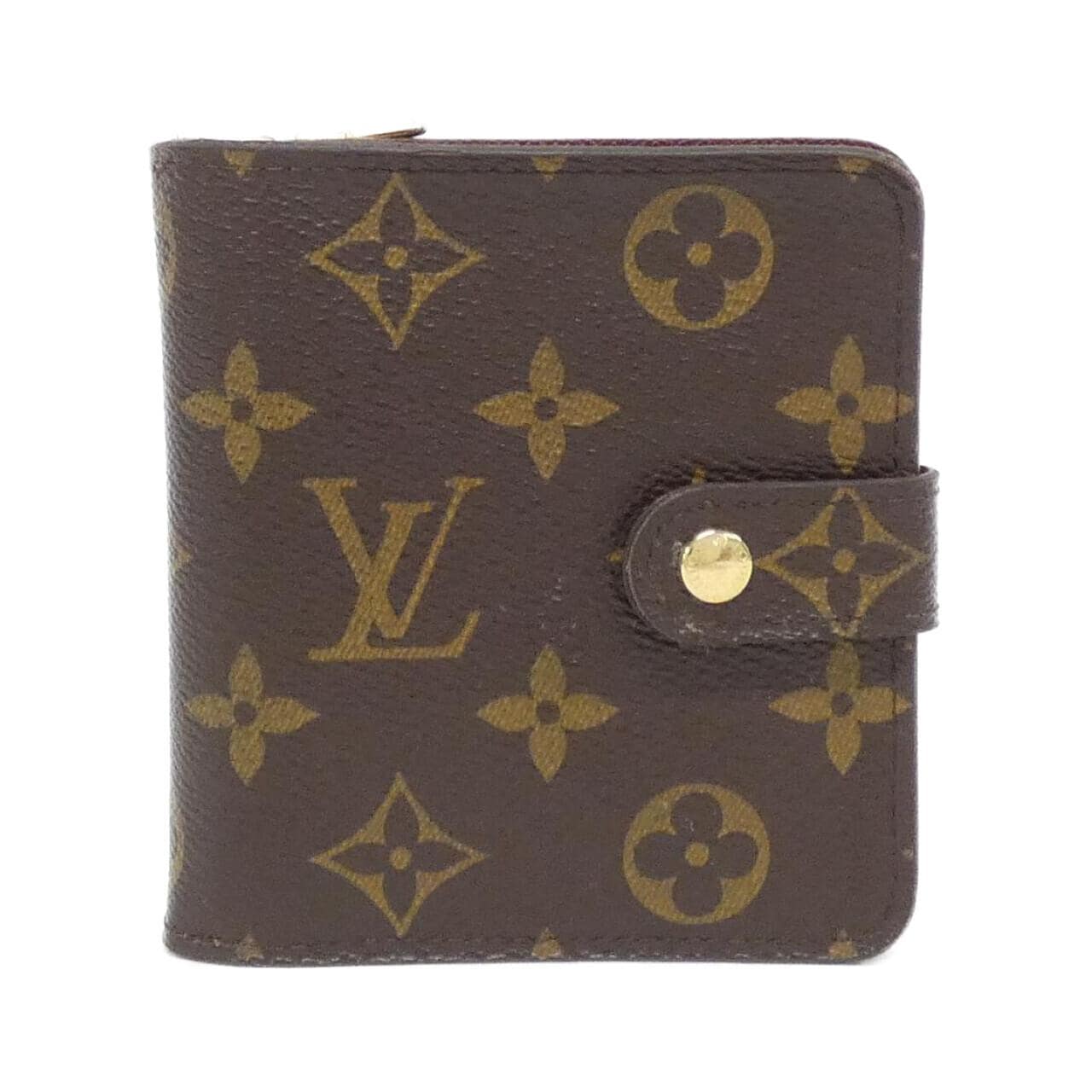 LOUIS VUITTON Monogram短款拉链钱包 M61667