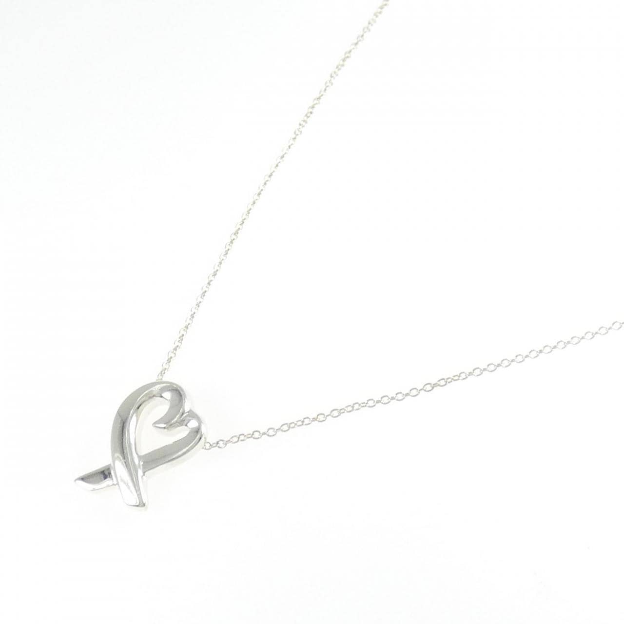 ティファニー ラビングハート スモール ネックレス